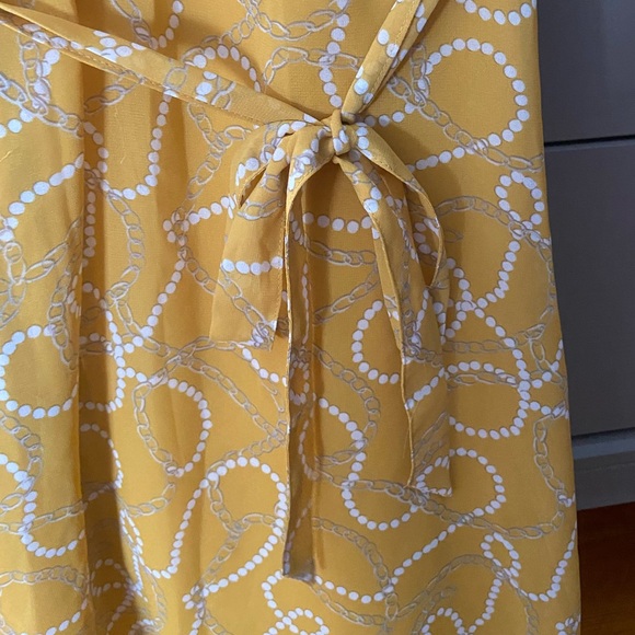 a new day Yellow Dress with Tie - Picture 4 of 5